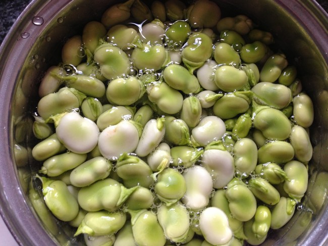 ready for 5 minutes on the Aga - accompanied for those who like meat by a few slices of jamon from the lovely shop in Orgiva Image